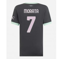 AC Milan Alvaro Morata #7 Koszulka Trzecia damskie 2024-25 Krótki Rękaw