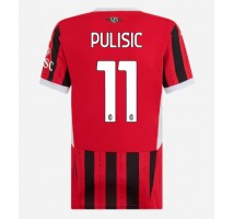 AC Milan Christian Pulisic #11 Koszulka Podstawowa damskie 2024-25 Krótki Rękaw