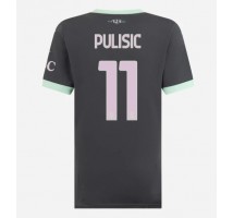 AC Milan Christian Pulisic #11 Koszulka Trzecia damskie 2024-25 Krótki Rękaw