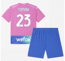 AC Milan Fikayo Tomori #23 Koszulka Trzecia dzieci 2023-24 Krótki Rękaw (+ krótkie spodenki)