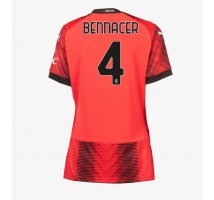 AC Milan Ismael Bennacer #4 Koszulka Podstawowa damskie 2023-24 Krótki Rękaw