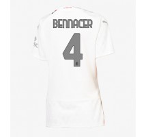 AC Milan Ismael Bennacer #4 Koszulka Wyjazdowa damskie 2023-24 Krótki Rękaw