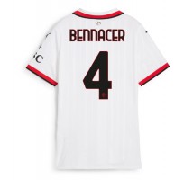 AC Milan Ismael Bennacer #4 Koszulka Wyjazdowa damskie 2024-25 Krótki Rękaw