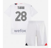 AC Milan Malick Thiaw #28 Koszulka Wyjazdowa dzieci 2023-24 Krótki Rękaw (+ krótkie spodenki)
