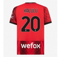 AC Milan Pierre Kalulu #20 Koszulka Podstawowa 2023-24 Krótki Rękaw