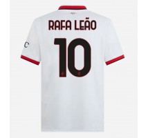 AC Milan Rafael Leao #10 Koszulka Wyjazdowa 2024-25 Krótki Rękaw