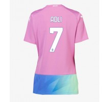 AC Milan Yacine Adli #7 Koszulka Trzecia damskie 2023-24 Krótki Rękaw