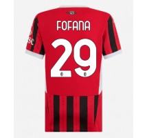 AC Milan Youssouf Fofana #29 Koszulka Podstawowa damskie 2024-25 Krótki Rękaw