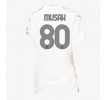 AC Milan Yunus Musah #80 Koszulka Wyjazdowa damskie 2023-24 Krótki Rękaw
