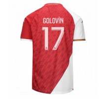 AS Monaco Aleksandr Golovin #17 Koszulka Podstawowa 2023-24 Krótki Rękaw