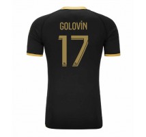AS Monaco Aleksandr Golovin #17 Koszulka Wyjazdowa 2023-24 Krótki Rękaw