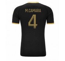 AS Monaco Mohamed Camara #4 Koszulka Wyjazdowa 2023-24 Krótki Rękaw