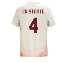 AS Roma Bryan Cristante #4 Koszulka Wyjazdowa 2024-25 Krótki Rękaw