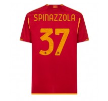 AS Roma Leonardo Spinazzola #37 Koszulka Podstawowa 2023-24 Krótki Rękaw