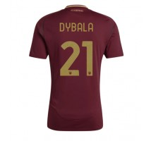 AS Roma Paulo Dybala #21 Koszulka Podstawowa 2024-25 Krótki Rękaw