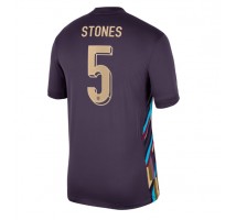 Anglia John Stones #5 Koszulka Wyjazdowa ME 2024 Krótki Rękaw