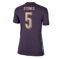 Anglia John Stones #5 Koszulka Wyjazdowa damskie ME 2024 Krótki Rękaw