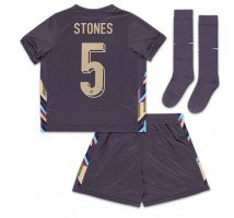 Anglia John Stones #5 Koszulka Wyjazdowa dzieci ME 2024 Krótki Rękaw (+ krótkie spodenki)