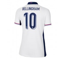 Anglia Jude Bellingham #10 Koszulka Podstawowa damskie ME 2024 Krótki Rękaw