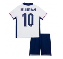 Anglia Jude Bellingham #10 Koszulka Podstawowa dzieci ME 2024 Krótki Rękaw (+ krótkie spodenki)