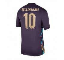 Anglia Jude Bellingham #10 Koszulka Wyjazdowa damskie ME 2024 Krótki Rękaw