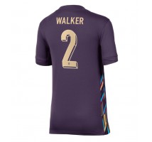 Anglia Kyle Walker #2 Koszulka Wyjazdowa damskie ME 2024 Krótki Rękaw
