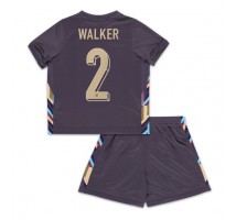 Anglia Kyle Walker #2 Koszulka Wyjazdowa dzieci ME 2024 Krótki Rękaw (+ krótkie spodenki)