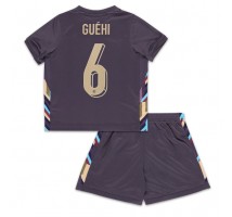 Anglia Marc Guehi #6 Koszulka Wyjazdowa dzieci ME 2024 Krótki Rękaw (+ krótkie spodenki)