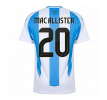 Argentyna Alexis Mac Allister #20 Koszulka Podstawowa Copa America 2024 Krótki Rękaw