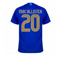 Argentyna Alexis Mac Allister #20 Koszulka Wyjazdowa Copa America 2024 Krótki Rękaw