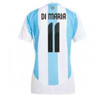 Argentyna Angel Di Maria #11 Koszulka Podstawowa damskie Copa America 2024 Krótki Rękaw