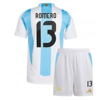 Argentyna Cristian Romero #13 Koszulka Podstawowa dzieci Copa America 2024 Krótki Rękaw (+ krótkie spodenki)