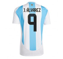 Argentyna Julian Alvarez #9 Koszulka Podstawowa Copa America 2024 Krótki Rękaw