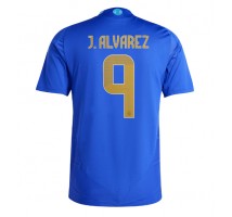 Argentyna Julian Alvarez #9 Koszulka Wyjazdowa Copa America 2024 Krótki Rękaw