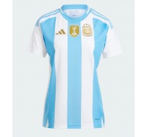 Argentyna Koszulka Podstawowa damskie Copa America 2024 Krótki Rękaw
