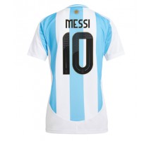 Argentyna Lionel Messi #10 Koszulka Podstawowa damskie Copa America 2024 Krótki Rękaw
