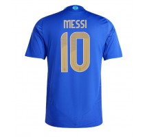 Argentyna Lionel Messi #10 Koszulka Wyjazdowa Copa America 2024 Krótki Rękaw