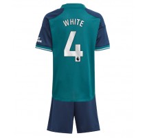 Arsenal Ben White #4 Koszulka Trzecia dzieci 2023-24 Krótki Rękaw (+ krótkie spodenki)