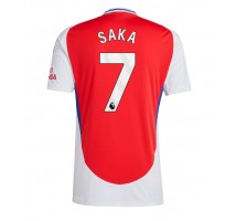 Arsenal Bukayo Saka #7 Koszulka Podstawowa 2024-25 Krótki Rękaw