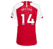 Arsenal Eddie Nketiah #14 Koszulka Podstawowa damskie 2023-24 Krótki Rękaw