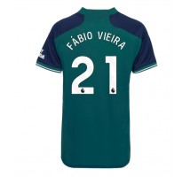 Arsenal Fabio Vieira #21 Koszulka Trzecia damskie 2023-24 Krótki Rękaw