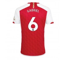 Arsenal Gabriel Magalhaes #6 Koszulka Podstawowa 2023-24 Krótki Rękaw