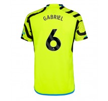 Arsenal Gabriel Magalhaes #6 Koszulka Wyjazdowa 2023-24 Krótki Rękaw
