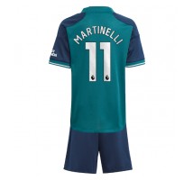 Arsenal Gabriel Martinelli #11 Koszulka Trzecia dzieci 2023-24 Krótki Rękaw (+ krótkie spodenki)