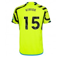 Arsenal Jakub Kiwior #15 Koszulka Wyjazdowa 2023-24 Krótki Rękaw