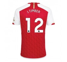Arsenal Jurrien Timber #12 Koszulka Podstawowa 2023-24 Krótki Rękaw
