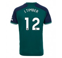 Arsenal Jurrien Timber #12 Koszulka Trzecia 2023-24 Krótki Rękaw