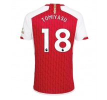 Arsenal Takehiro Tomiyasu #18 Koszulka Podstawowa 2023-24 Krótki Rękaw