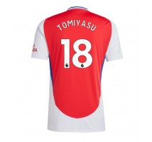 Arsenal Takehiro Tomiyasu #18 Koszulka Podstawowa 2024-25 Krótki Rękaw