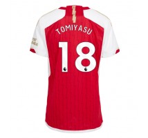 Arsenal Takehiro Tomiyasu #18 Koszulka Podstawowa damskie 2023-24 Krótki Rękaw